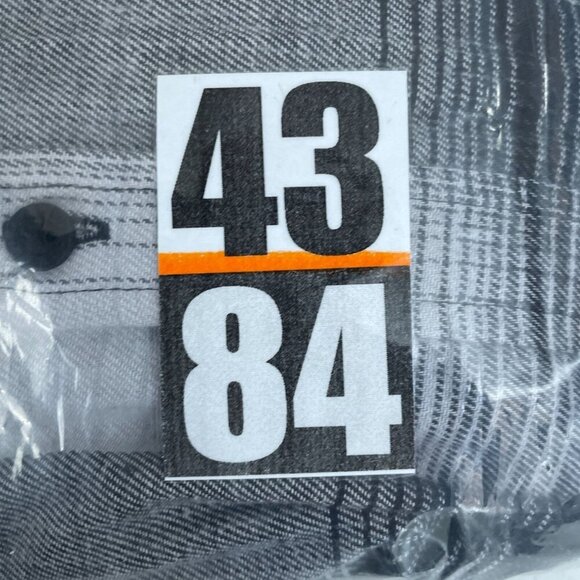 Bass Outdoor Heather Grey Stretch Flannel Shirt XL Plaid Button-Up NWT 4384 - Picture 9 of 10